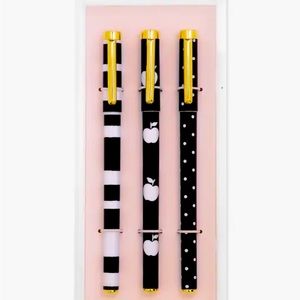 NEW KATE SPADE pen set w/ acrylic tray